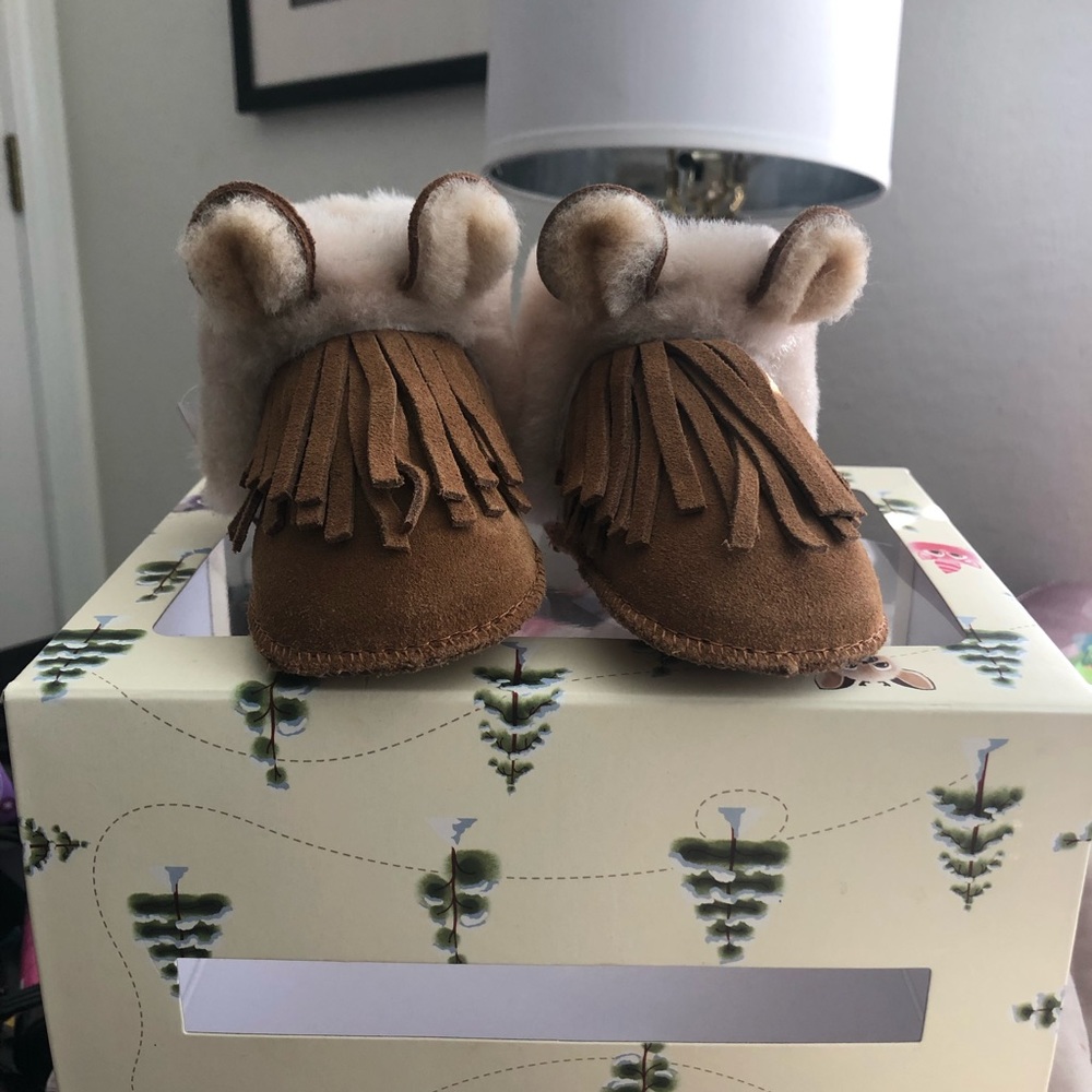 Ugg Darlala Booties and matching hat